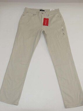 Lucky Brand Men's 223 Straight Sateen Stretch Jeans Size 32 x 32 NWT Beige Pants